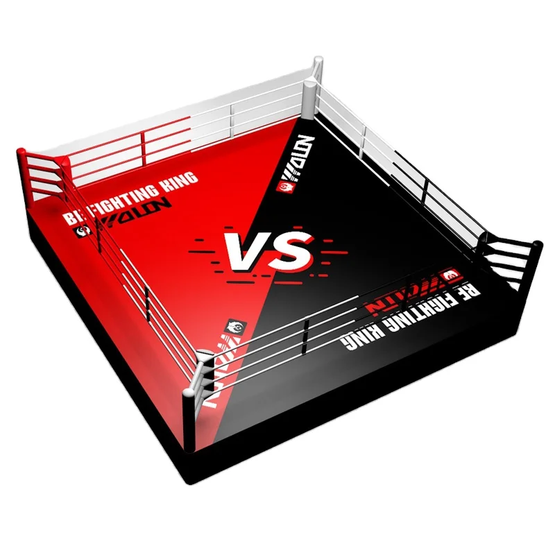 

custom logo Boxing Ring used for BOXING/MMA/Muay thai used for AIBA,IBF etc Rules, White/red/black/yellow
