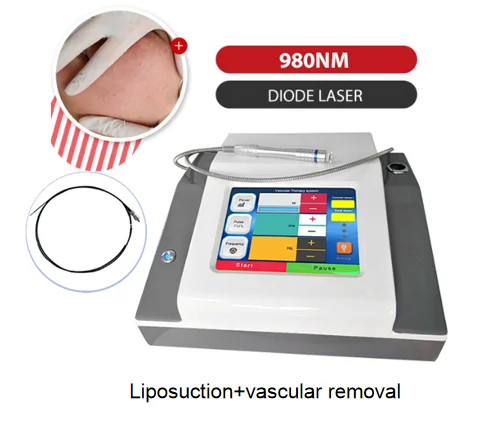 

Portable 980nm Diode Laser Red Blood Vessels Spider Vein laser Vascular Removal Machine