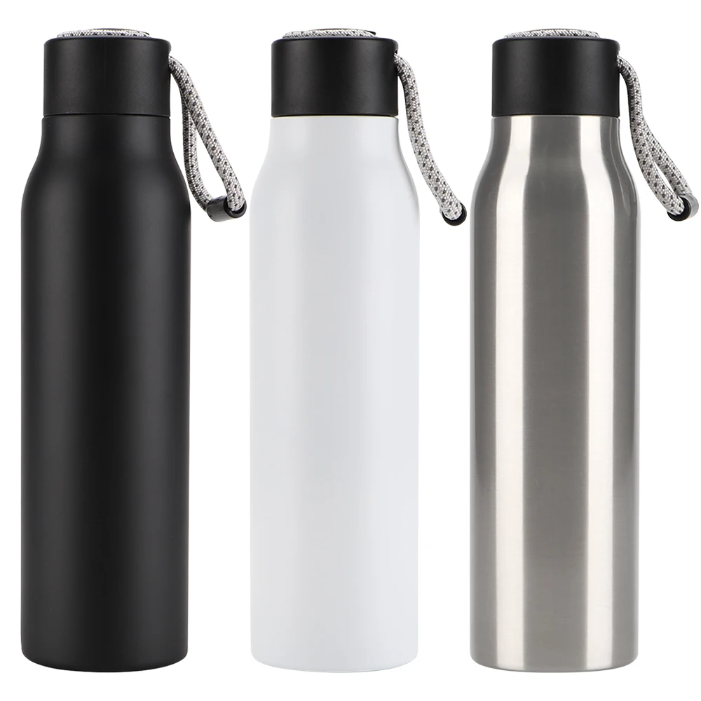 

OKAID Drink Sport Bottles Double Wall Vacuum Flasks Insulated Stainless Steel Water Bottles Outdoor Gym Thermal Flask