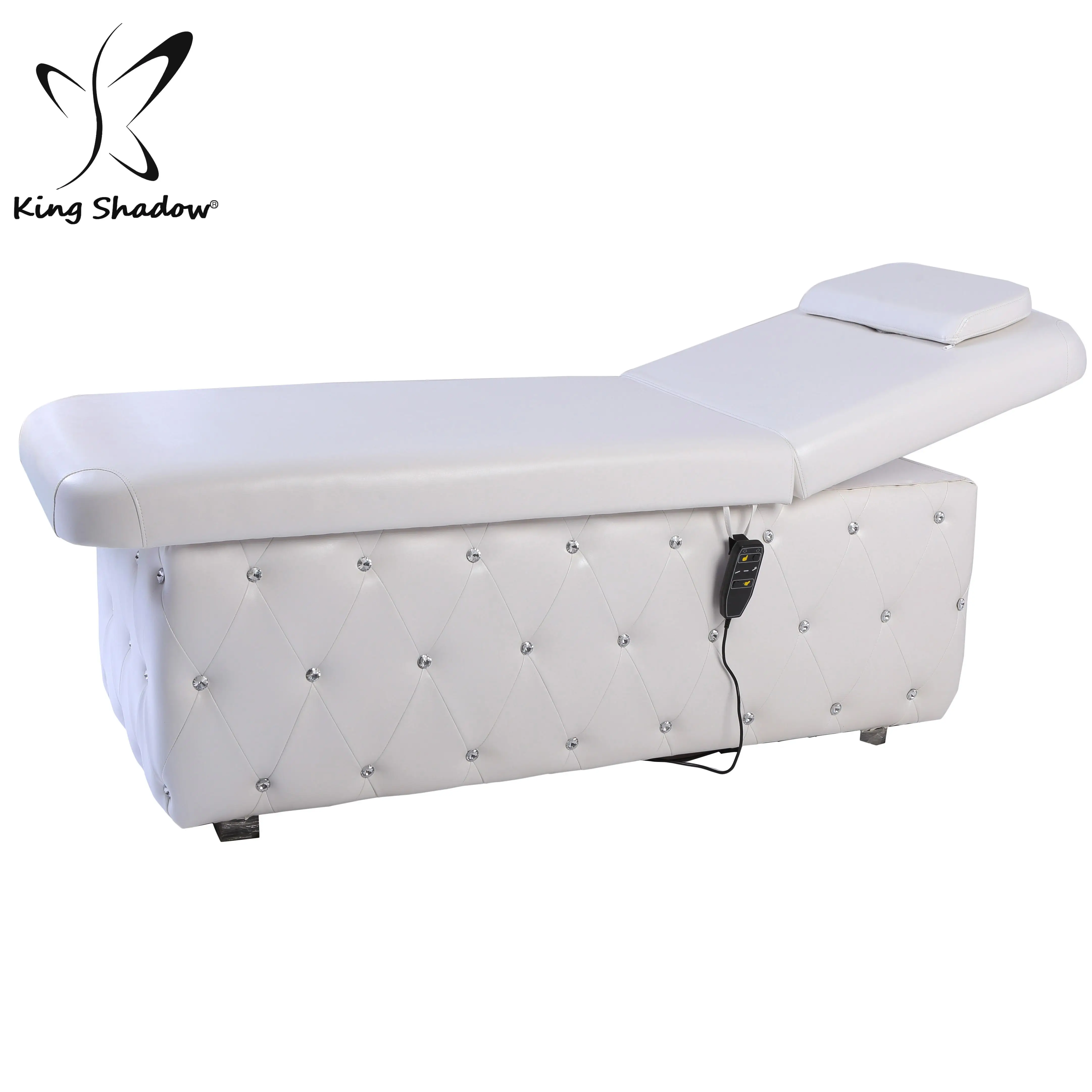 

2019 New European Electric Beauty Bed Massage Bed Facial Bed Wth Crystal Button