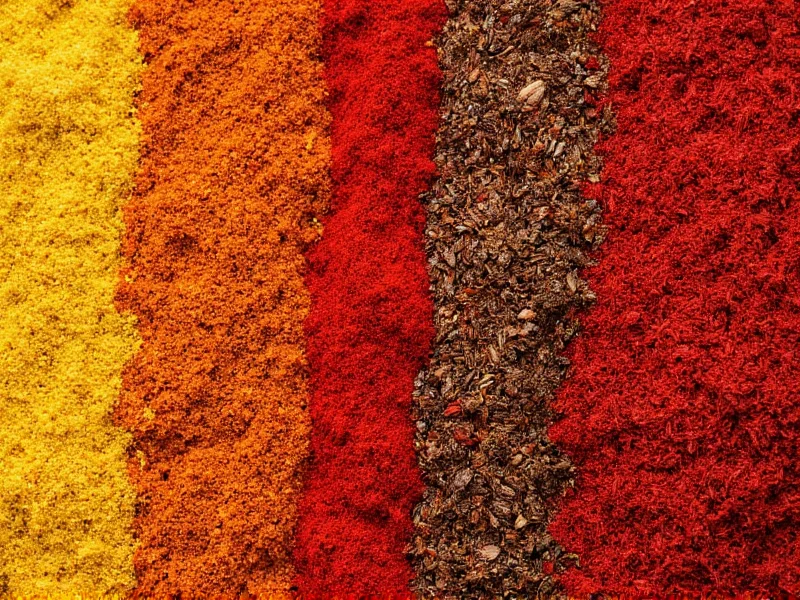 Natural Colors of Spices: Guide to Hue and Chemistry