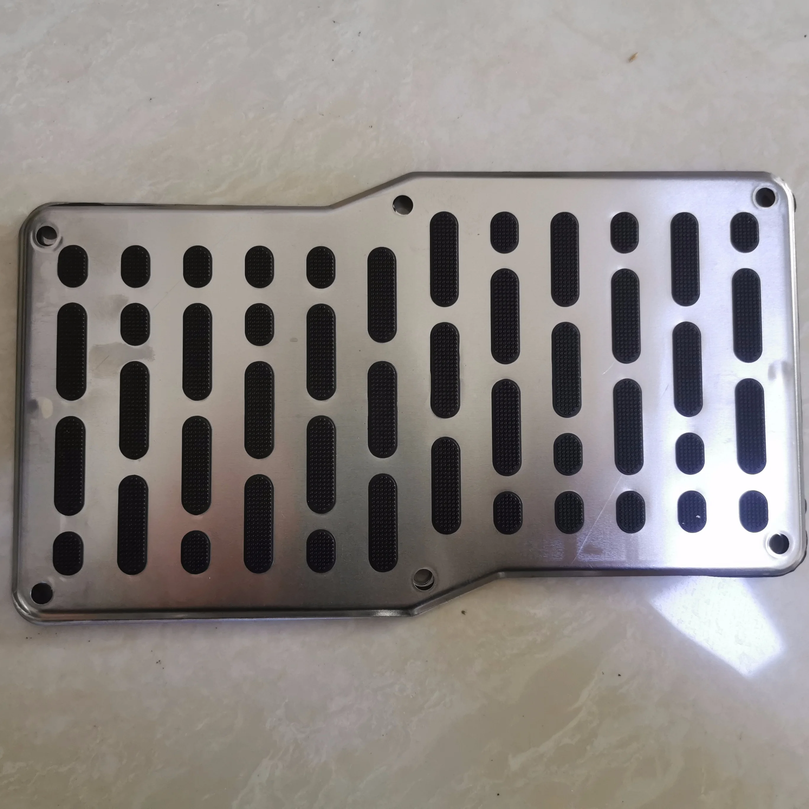 
high quality car mat heel pedal footpads plate 