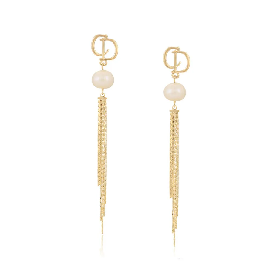 

E-1616 xuping jewelry Royal Royal elegant simple temperament lady petite pearl tassel women's earrings