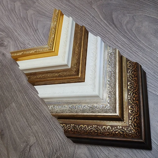 factory selling European luxury style picture frames moulding