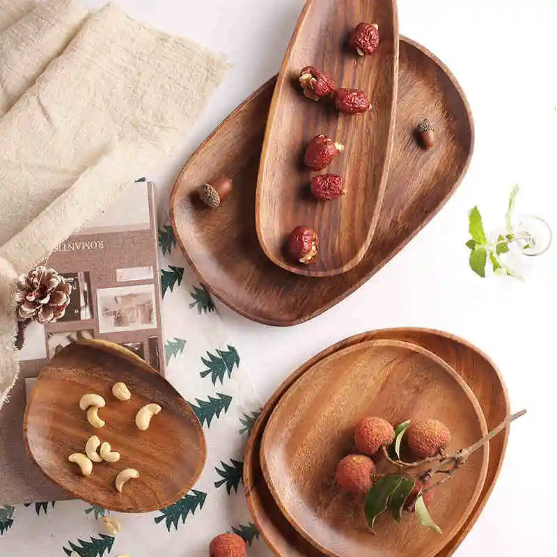 

Wholesale high-end retro tray irregular fruit tray coffee tray for living room CNLF
