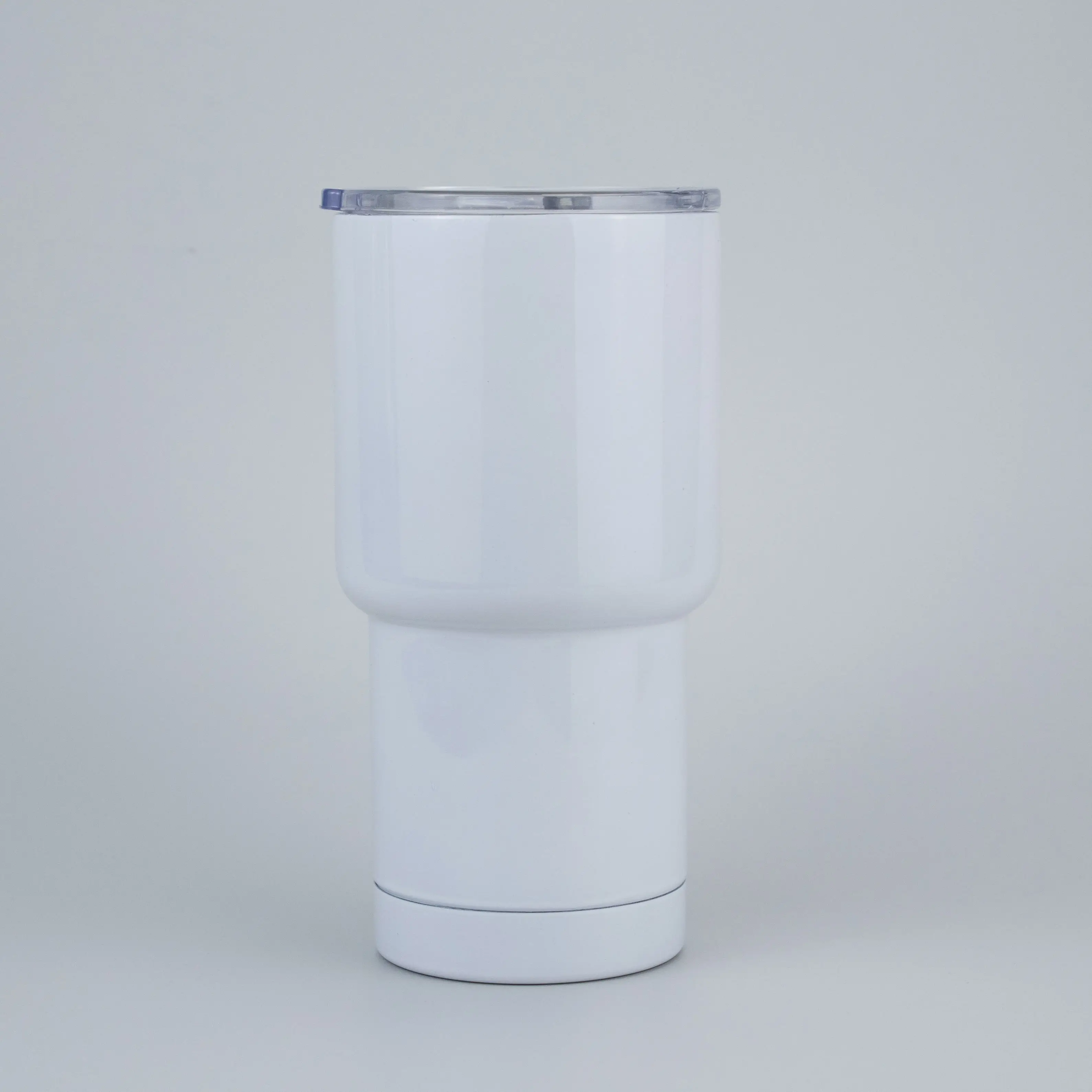 

Auplex Sublimation Car Vacuum Mug Cup Sublimation Car Mug Car Travel Mug without Handle, White/silver