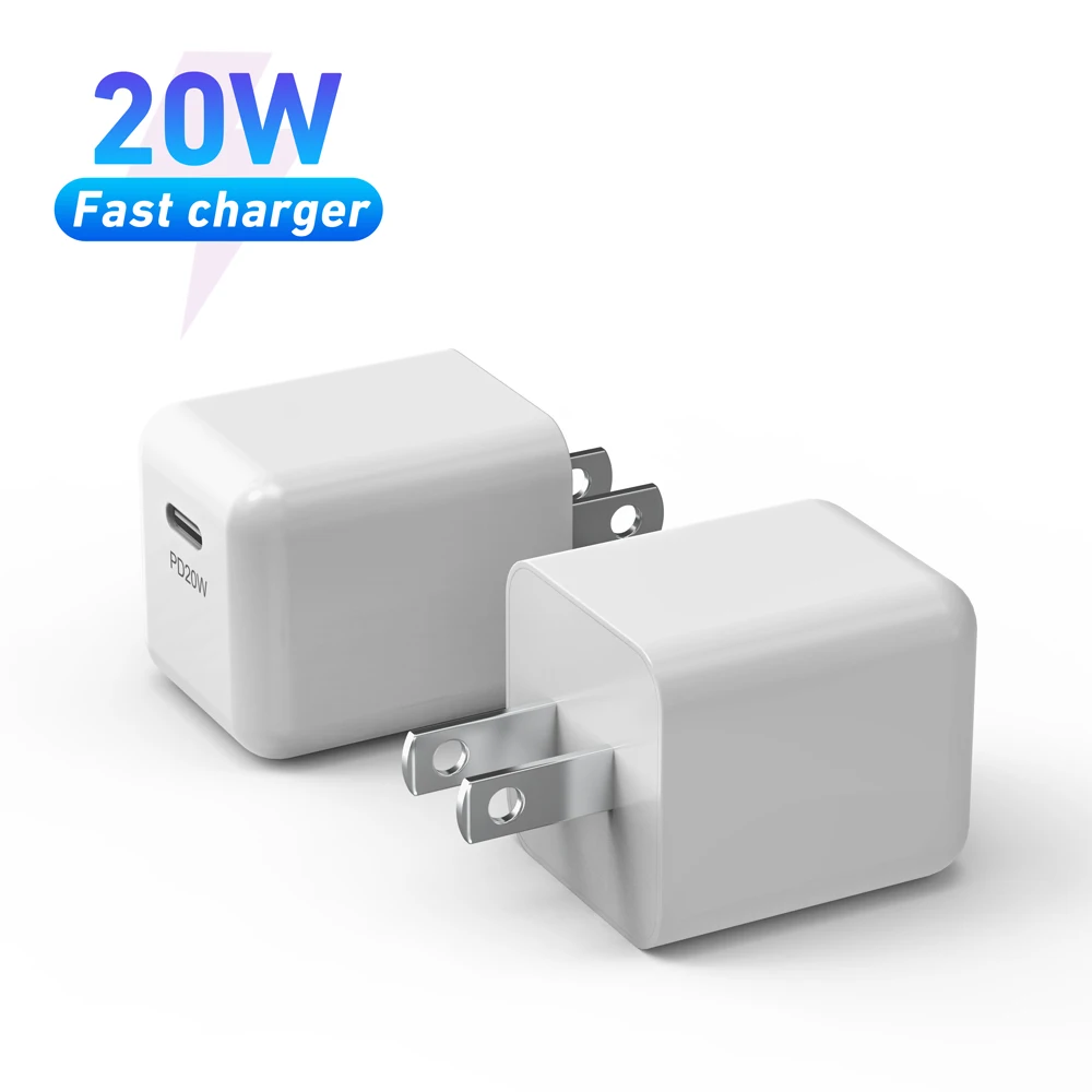 

Type C PD 20w QC3.0 fast charger for xiaomi Fast 20W PD charger for phone charger