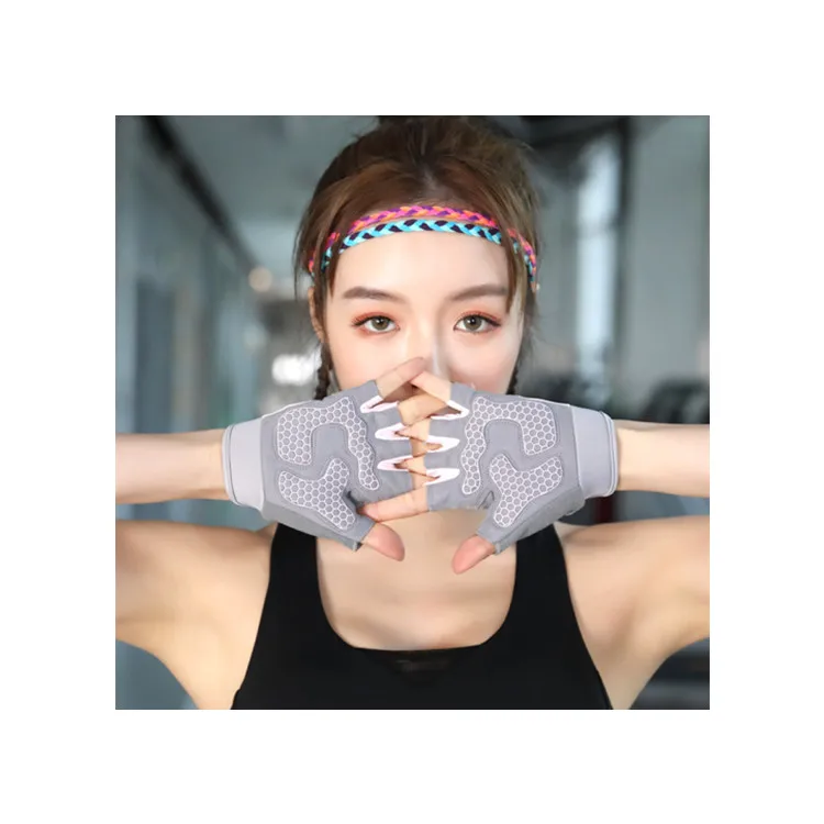 

Customizable Polyester 502 Fitness Sports Gloves Weight Lifting Gloves for Women Gym Gloves