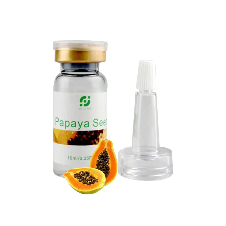 

Private Label Skin Care Ampoules Serum Remove Dark Anti-wrinkles Natural Papaya Seed Extract Face Serum, Transparent