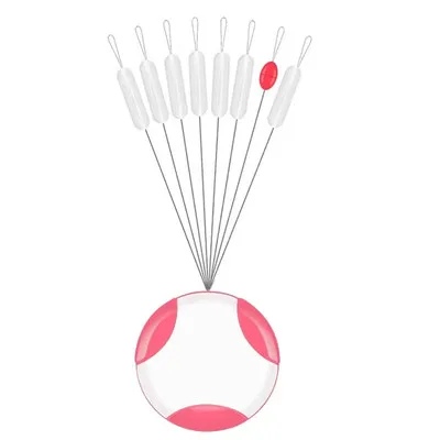 

7+1 Space Bean Silicone High Quality Transparent bulk line group accessories Portable fishing float set wholesale, Picture shows