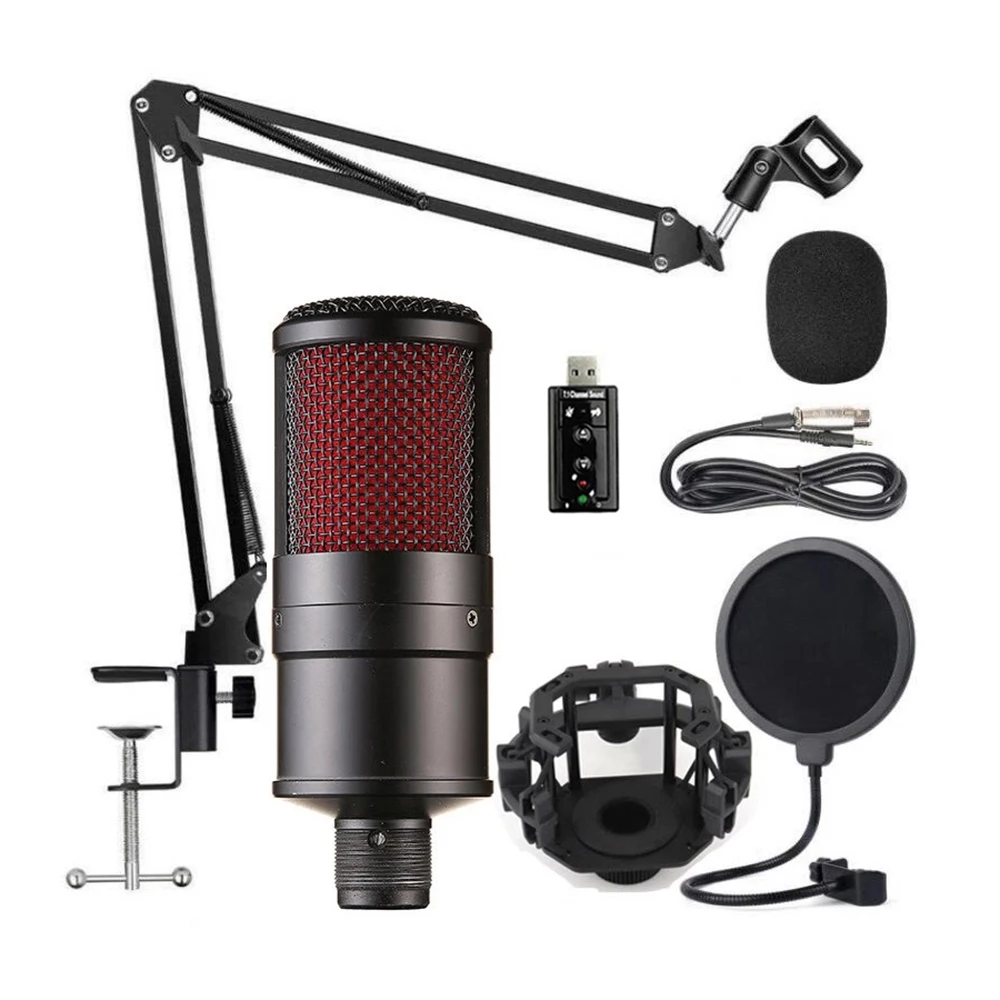 Gamu87p Professional Studio Condenser Microphone 34mm Large Diaphragm Cartridge With Shock