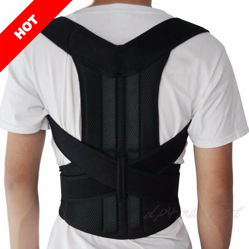 

RTS Adjustable Scoliosis Back Support Posture Correction Belt For Men Women Neoprene Belt Posture Corrector