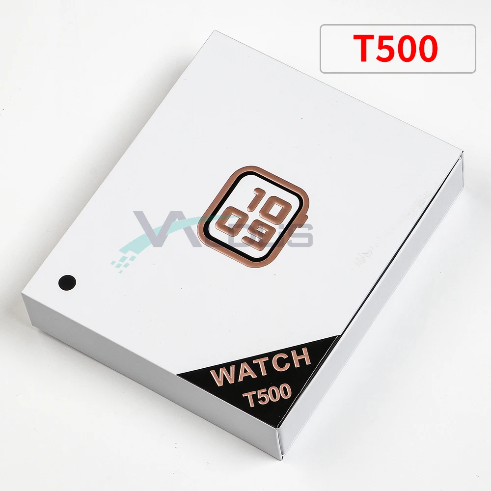 

Free Shipping T500 smartwatch new original reloj inteligente iwo T500 pro plus smart watch series seri 6, White