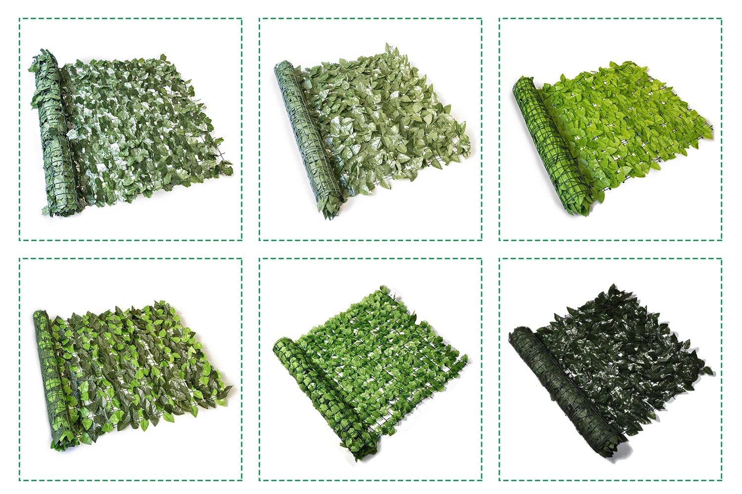 Hot Sale Artificial Foliage Ivy Screen Fence Wall