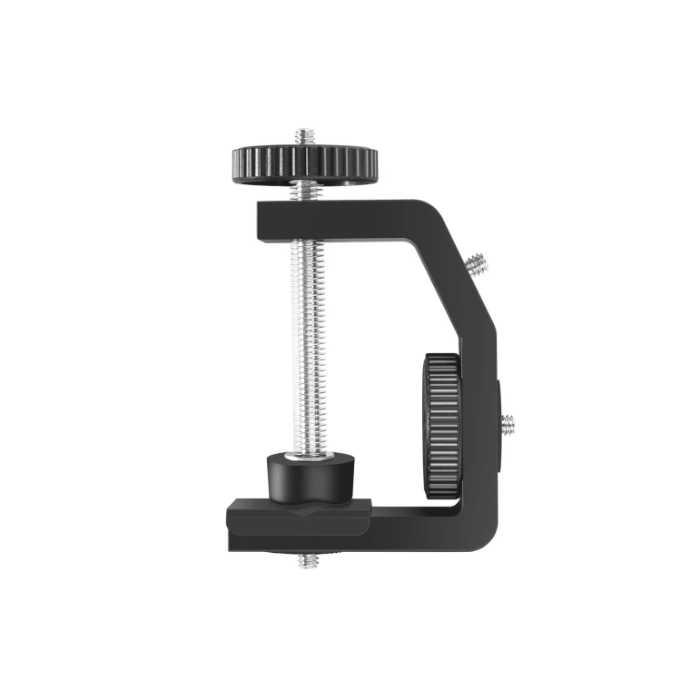 

Dropshipping PULUZ Heavy Duty C Clamp Camera Clamp Mount with 1/4 inch Screw for GoPro HERO 9 Session and Other Action Cameras