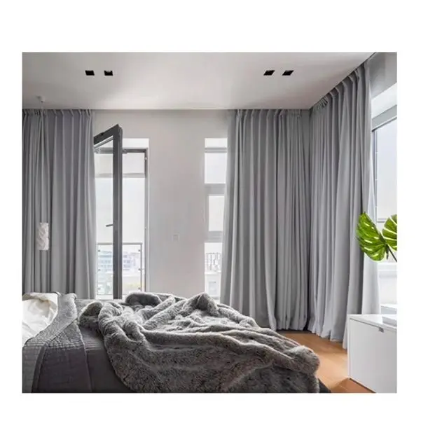 

Wholesale Nordic Style Luxury Elegance Interior Thermal Insulated Blackout Curtains Fabric Curtain For Home Bedroom Windows