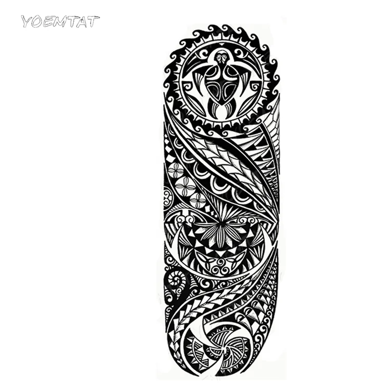 

ODM Latest Design Full Arm Body Art Tattoo Sticker Henna Bride, Cmyk