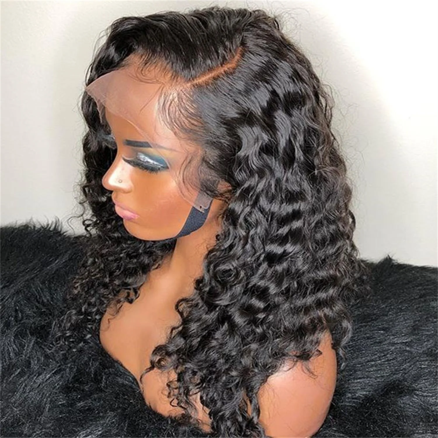 

body wave peruvian hair wig brazilian hairshd lace frontal wig with preplucked hairline water wave texture for women