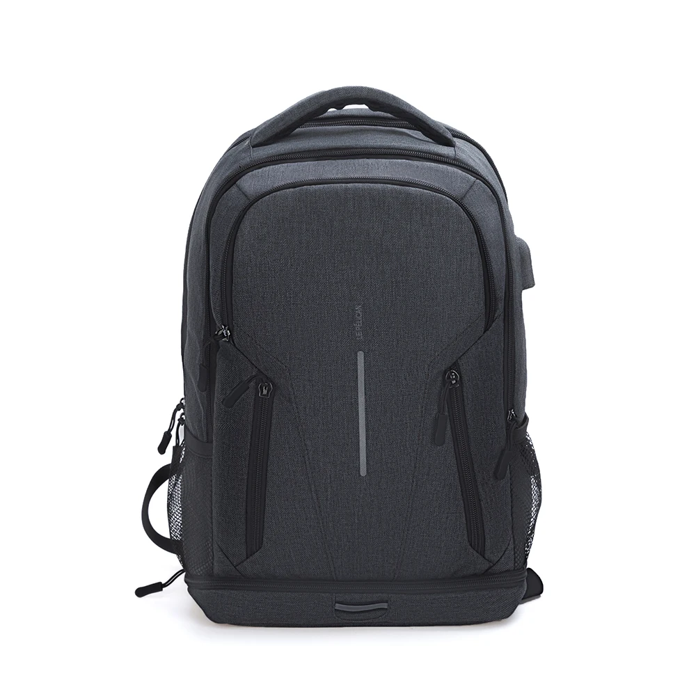 

21SA-9112D USB Charging Waterproof Oxford School Laptop Backpack For Children, Black(can be customized)
