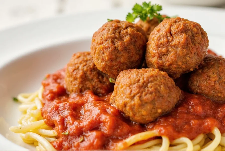 Making Spain meatballs step by step