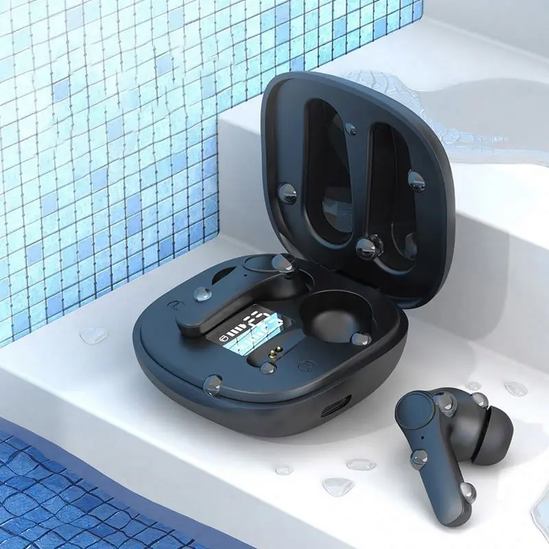 

New Arrival Tws Sports Gaming Wireless Earbuds Headphones Waterproof Stereo BT 5.0 In Ear Earphone, Black,white