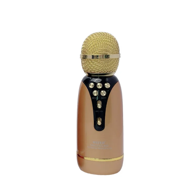 

New arrival Professional USB handheld Karaoke BT Speaker Wireless Microphone With Recording Function