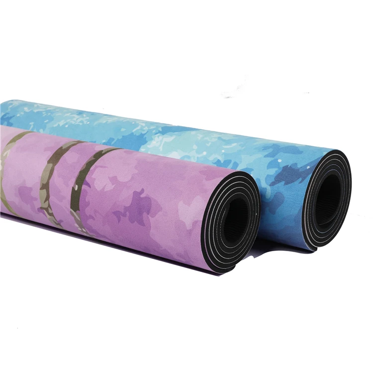 

61cm Custom Microfiber Eco Friendly Suede TPE Yoga Mat, Customized color