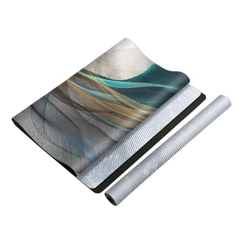 

Manufacturer Customized Printed Rubber Yoga Mat