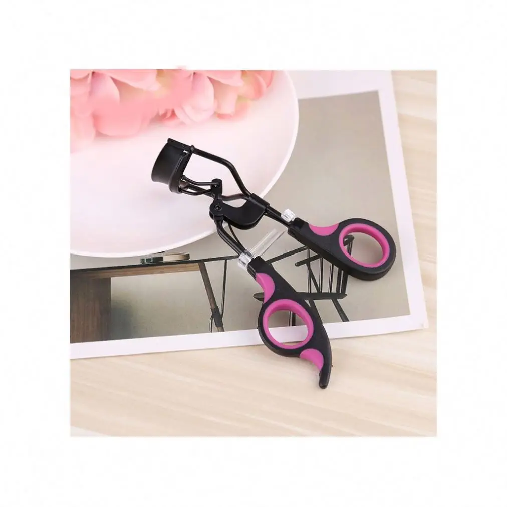 

Makeup Eyelash Curler Beauty Tools Lady Women Lash Nature Curl Style Cute Eyelash Handle Curl eyelash curler, Black