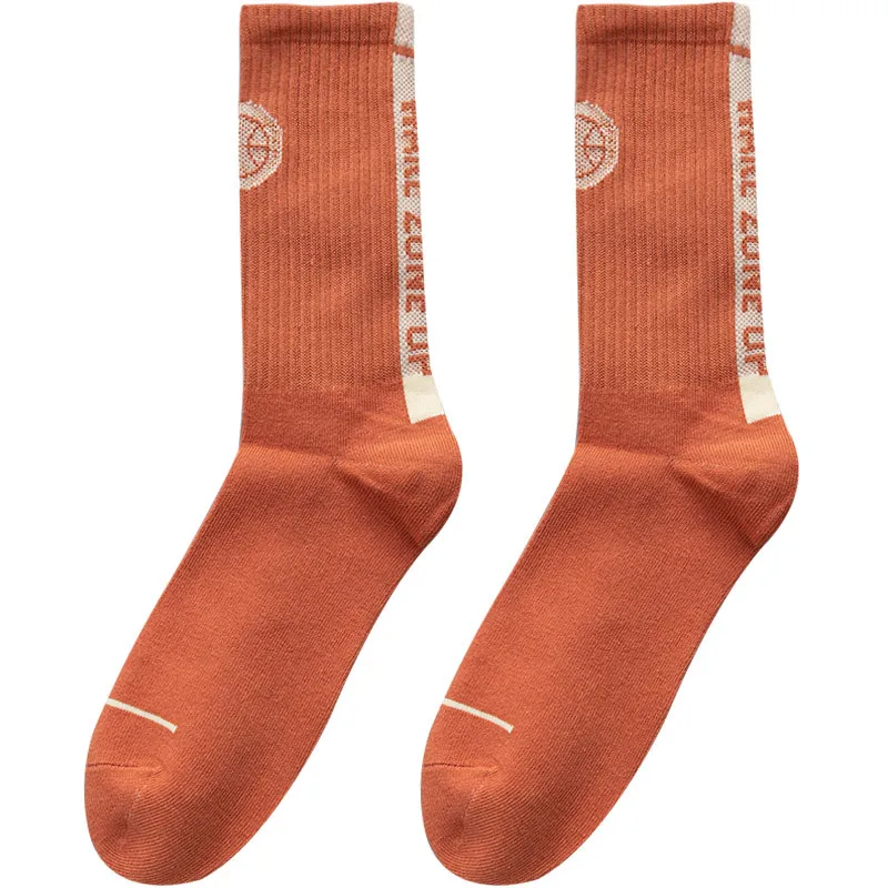 

Socks Men's Medium Length Stockings Spring and Autumn Street Men's High-end Basketball Socks