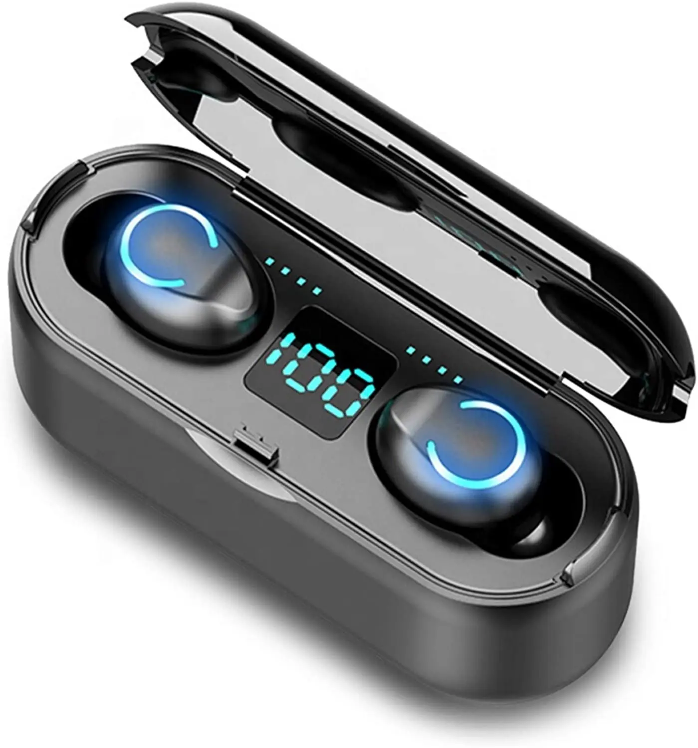 

Led Power Display Waterproof F9-8 TWS Wireless Earphone Earbuds with 3500mah Power Bank Function