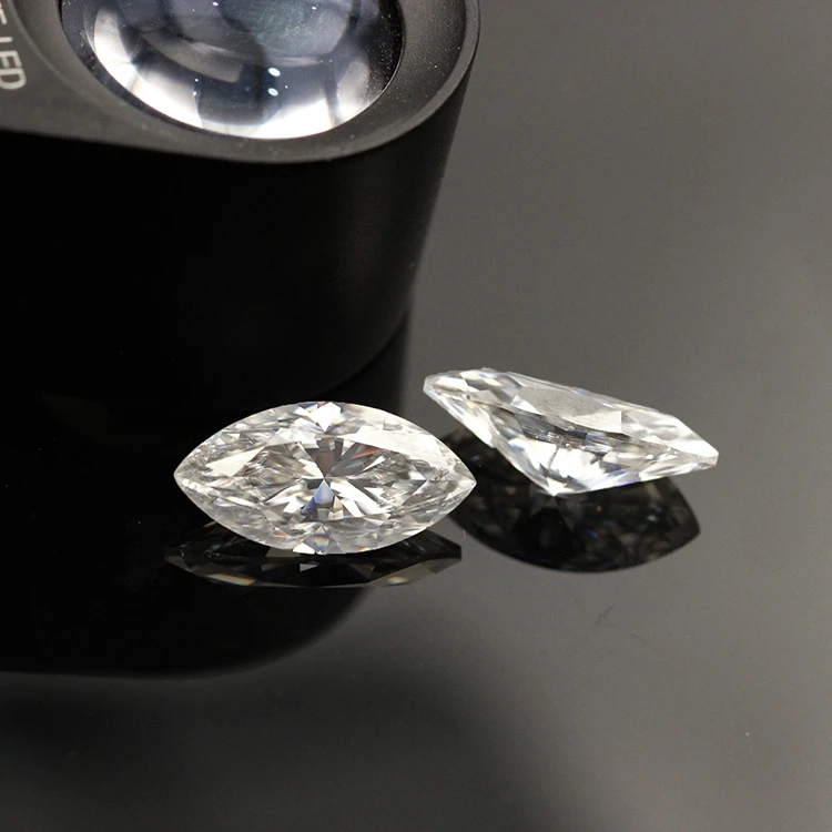 

Wholesale D color Marquise Cut GRA Certificate Moissanite Loose Diamonds