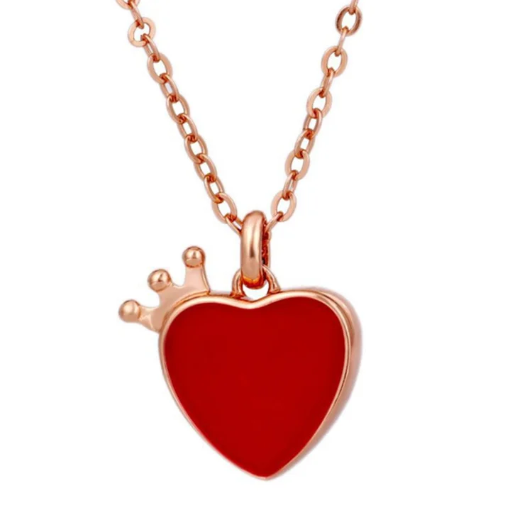 

Wholesale Christmas Love Heart Pendant Clavicle Chain Gift Jewelry 925 Silver Necklace, Picture shown