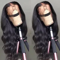 

Free sample Body Wave Wig 13x4 Lace Front Human Hair Wigs Pre Plucked Virgin brazilian Remy 13x4 Transparent Lace Frontal Wigs