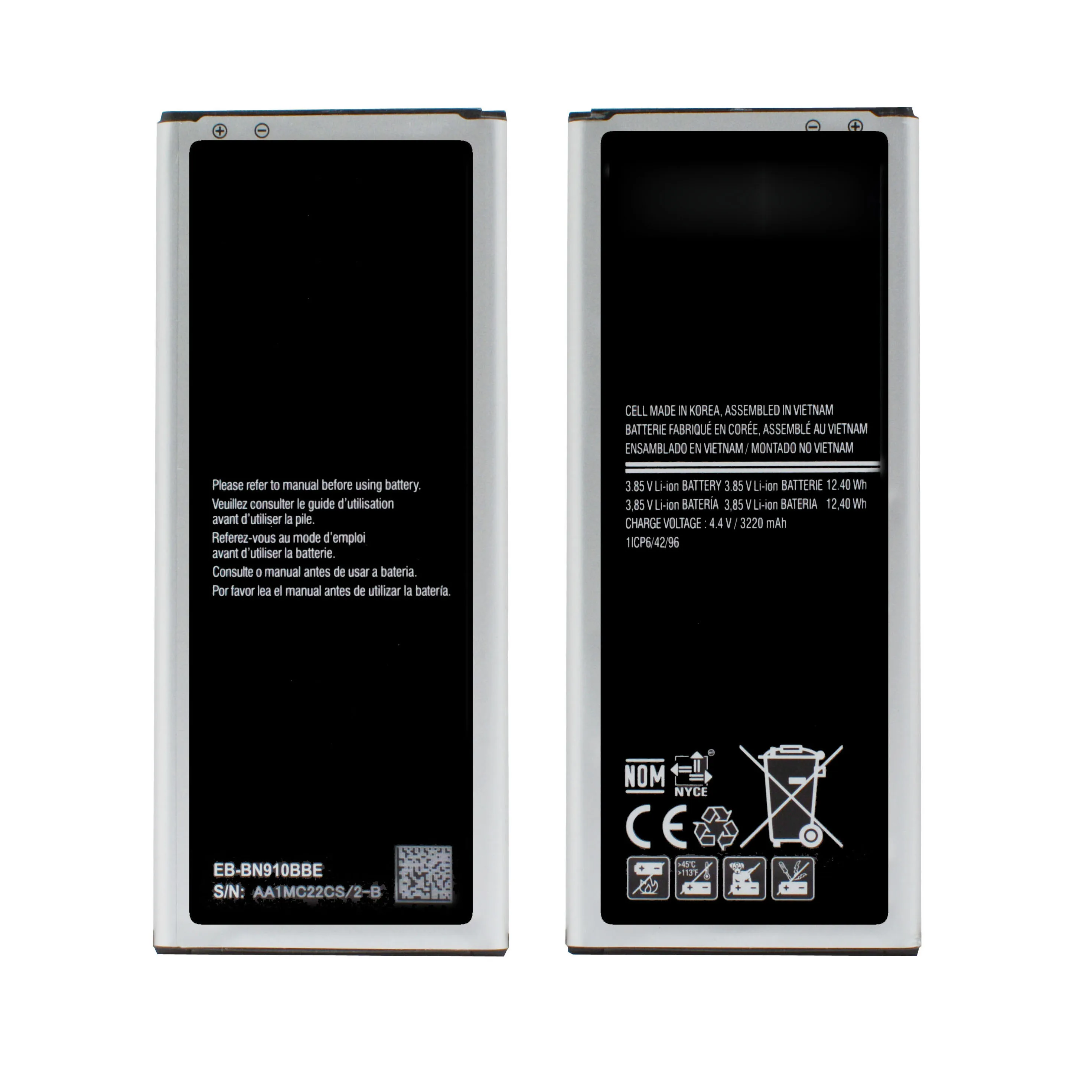 

EB-BN910BBE 3220mAh lithium rechargeable battery For SAMSUNG Galaxy Note 4 N910A N910U N910F N910H N910C AKKU DDP service