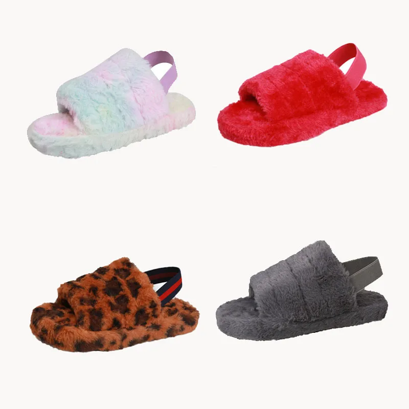 

wholesale Muffin thick Luxury Slippers Women Women'S Sandals real wool Fur Slippers, Any color