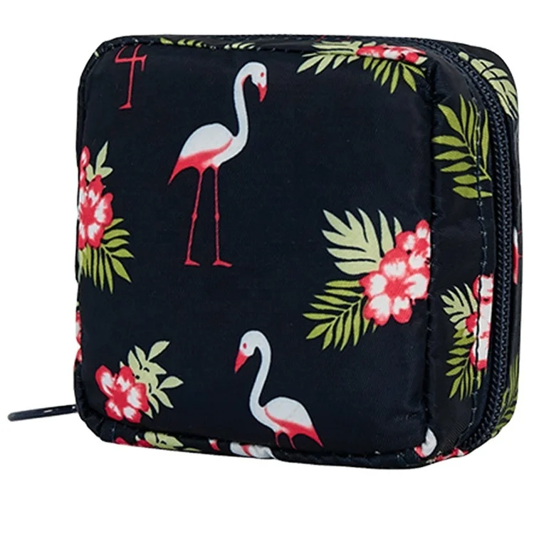 

square mini coin purse zipper small bag mini key storage pouch waterproof girls wallet purse, Black,customized color