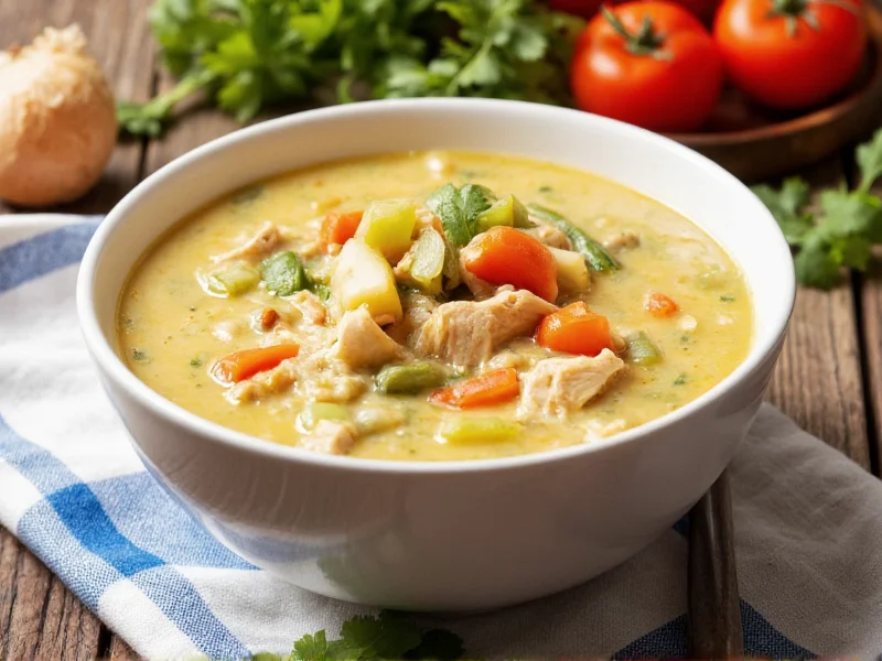 Perfect Creamy Chicken Vegetable Soup Recipe & Tips