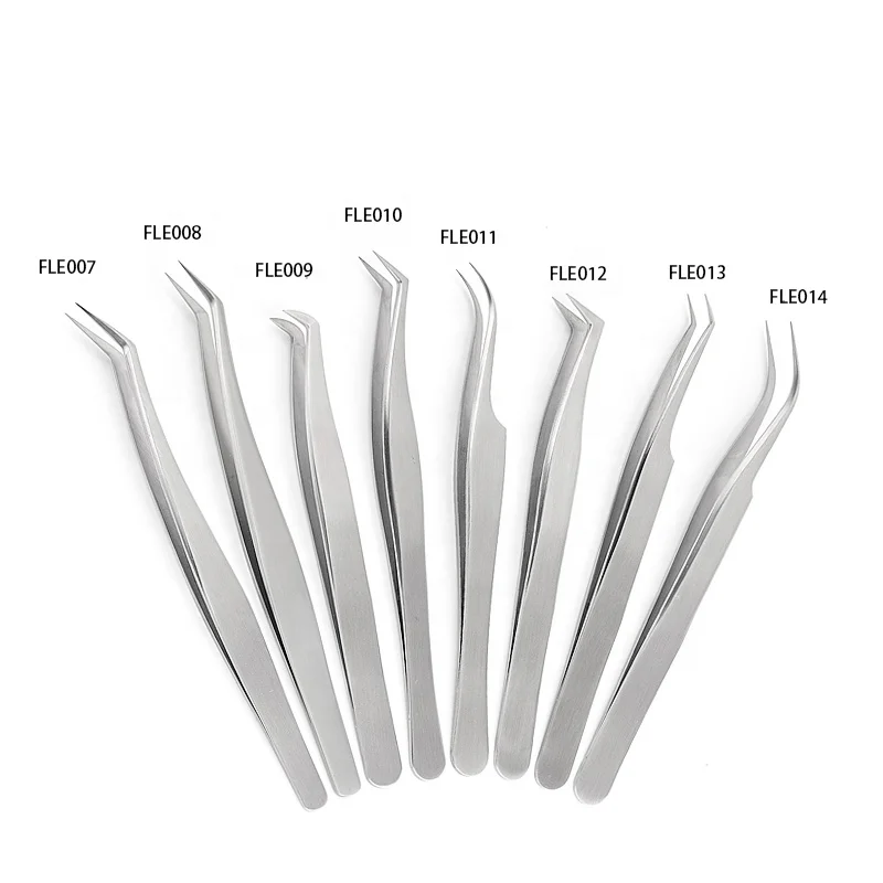 

ELITER Amazon Hot Sell Full Range High Closure Heavy Duty Eyelash Extention Tweezer Stainless Steel Tweezer Tweezer Applicator