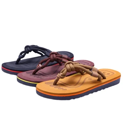

2021 Vietnamese slippers flip-flops men's new beach outdoor clip slippers men, As picture