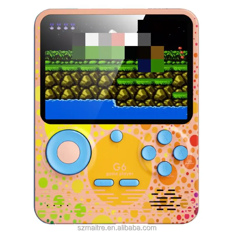 

Pocket Handheld Retro Classic Game666 In 1game Player 3.5 Inches Screen G6 Tv Video Hand Held Game Console