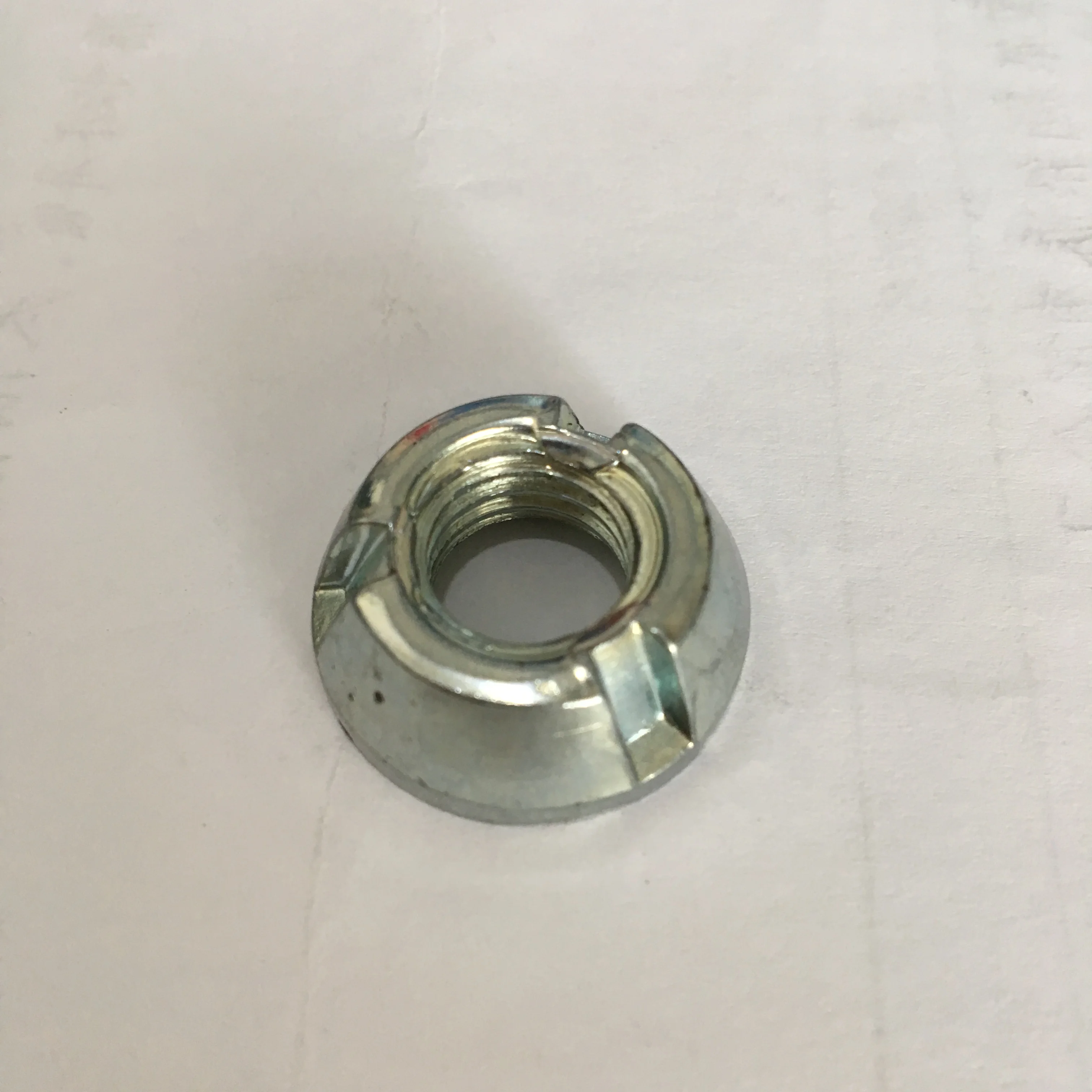 M10 Antitheft Security Tri Groove Lock Nuts Buy Lock Nut,Tri Groove