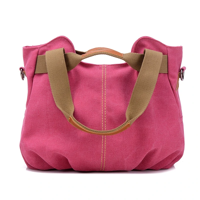 

Women Canvas Casual Handbags Shoulder Bags Messenger Bags Large Capacity Shoulder Bag, Army green, black, blue,coffee,dark blue, gray,pink,purple