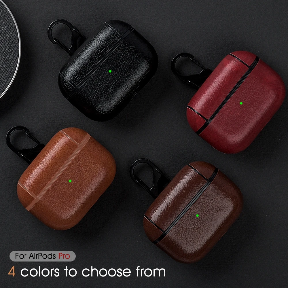 

For Airpod Earphone Holder Case Waterproof Case For Air Pod Pro Earphone Leather Case Earbuds Cover