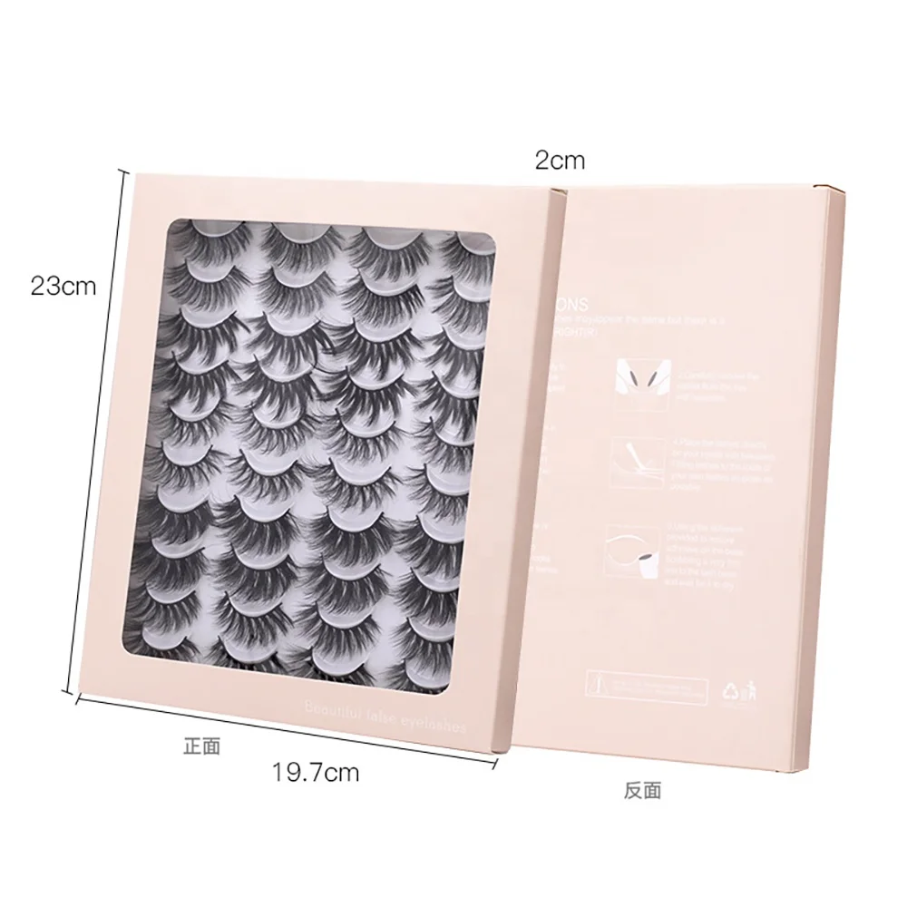 

Faux mink lashes With Custom Eyelashes Packaging Box Silk Eyelashes Private Label Silk eyelashes