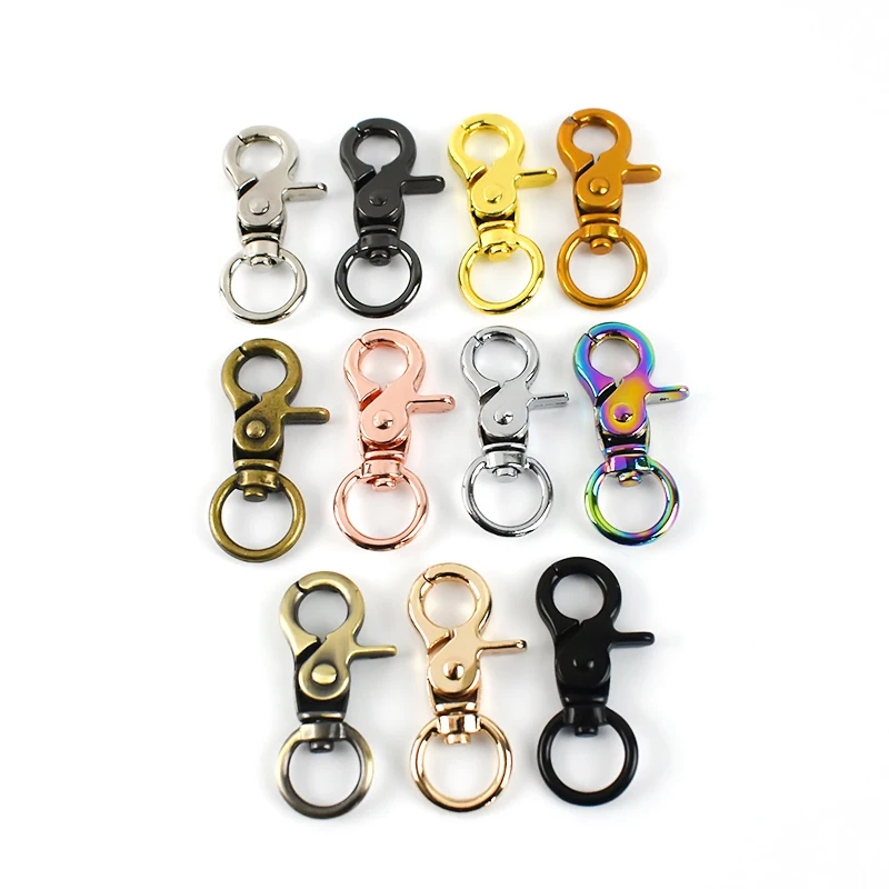 

Meetee H4-1 13mm Swivel Keychain Accessories Bag Strap Clasps Dog Buckle Handbag Chains Connection Snap Hook Lobster Buckles
