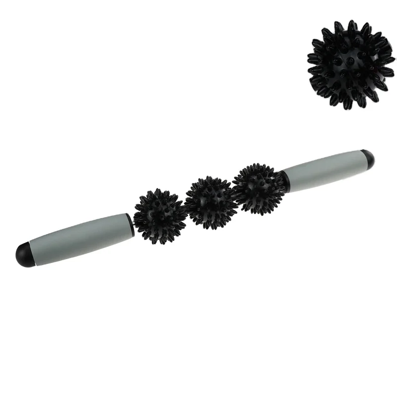 

Relax Muscle Roller 5 Spiked Balls Anti Cellulite Slimming Point Roller Muscle Body Relax Tool Gym Yoga Massage Stick