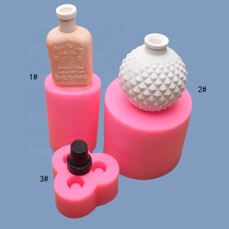 

Bottle perfume bottle vase silicone mold DIY cake decoration car decoration drop glue plaster mold