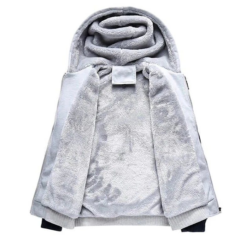 

Men's winter thick camo sleeve poly tracksuits winter long sleeve zip up