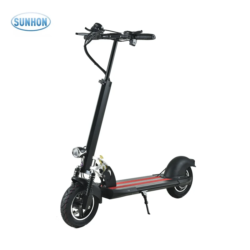 

400w 500w 600w spring suspension off road adult electric scooters for sale speed folding electric scooter, Black